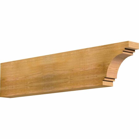 Ekena Millwork Pescadero Rough Sawn Rafter Tail, Western Red Cedar, 4"W x 10"H x 48"L RFT04X10X48PEC00RWR
